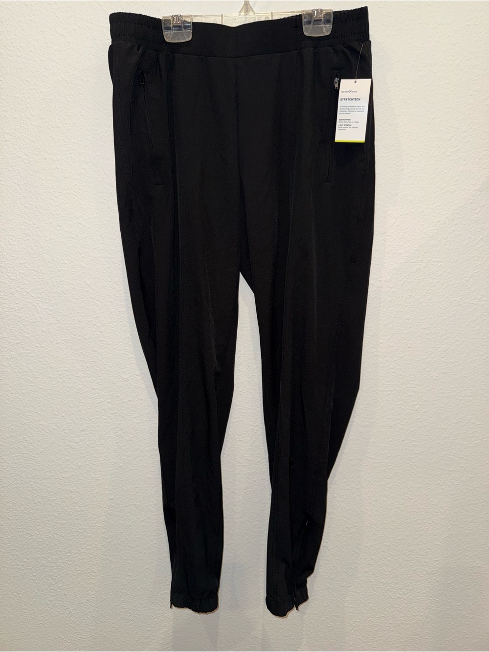 Old Navy Black Jogger Pants with Zipper Pockets